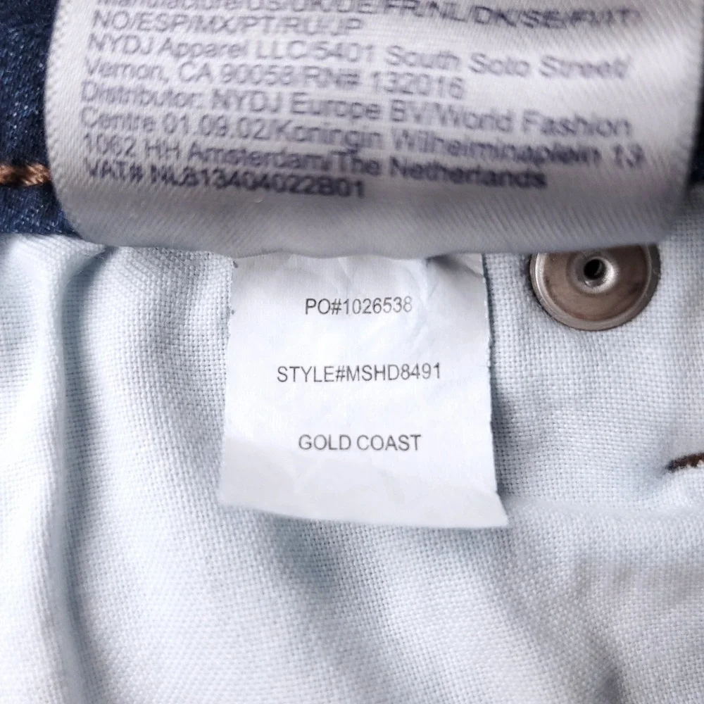 NYDJ tag size